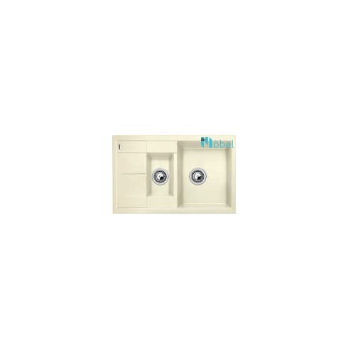 BLANCO METRA 6 S Compact Silgranit mosogatótálca, fekete, excenterrel