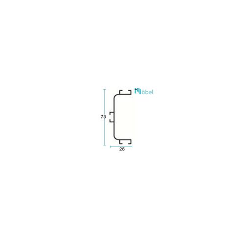 5450 "U" Gola, 4000 mm, alu