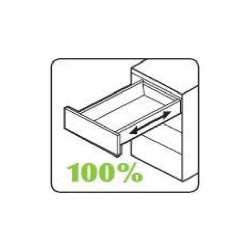 FGV EXCEL Slowmotion teljes kihúzású fióksín - 300 mm