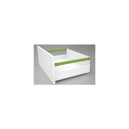 FGV TEN2 szögletes magasítókorlát, 450 mm, jobb, fehér