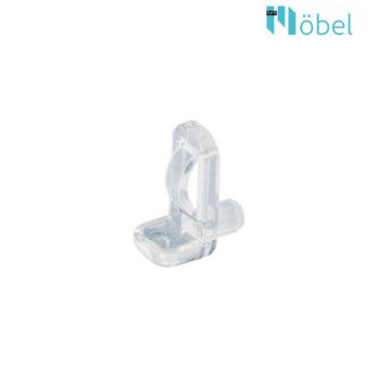 HETTICH 73615 GLASSHELF SUPP.PL CLEAR