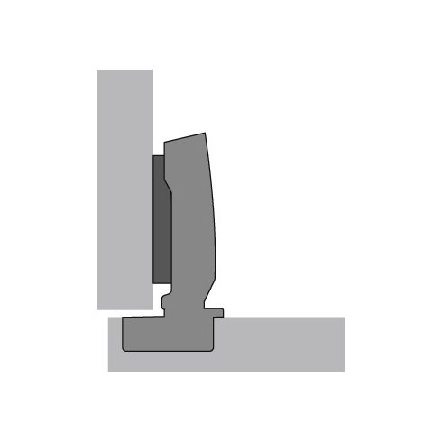 HETTICH SENSYS 8645 rázáródó fék nélküli kivetőpánt, talp nélkül