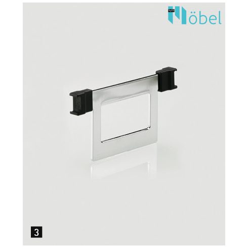 HETTICH 9079801 DIVIDER STYLE FRONT PULL-OUT CHROME