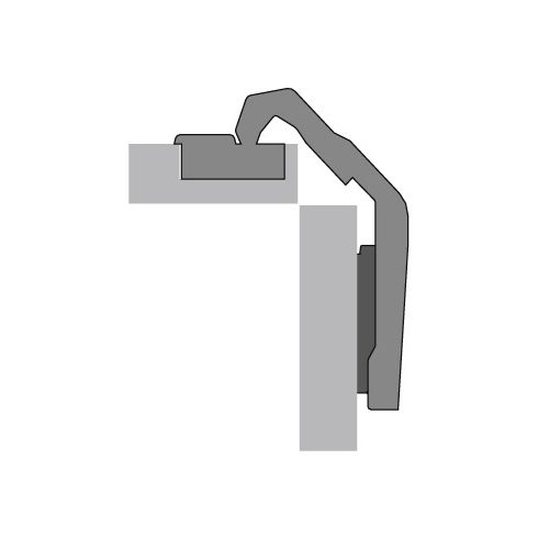 HETTICH SENSYS 9930 sarokajtópánt talp nélkül