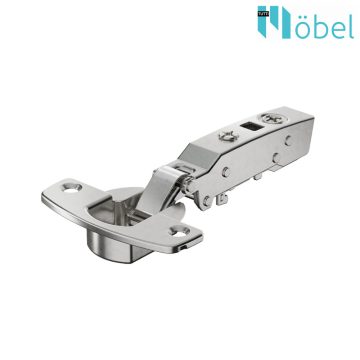   HETTICH SENSYS fékes rázáródo pánt VASTAG ajtóhoz 15-32 mm, talp nélkül
