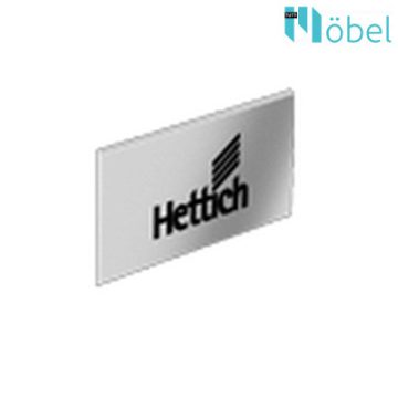   HETTICH 9123008 Takaró dugó - króm hatású, Hettich logóval