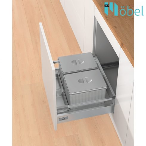 HETTICH 9132349 BIN.IT FLEX 600 2x12l