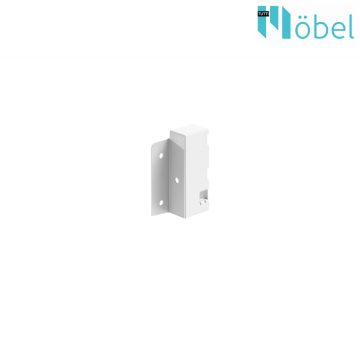   HETTICH 9194627 INNOTECH ATIRA, duplafalú fiókrendszer hátfal rögzítő H70 fehér bal