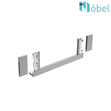   HETTICH 9257138 AVANTECH YOU Inlay oldalpanel rögzítő H-187 ezüst 500 mm jobb