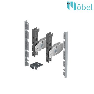   HETTICH 9257612 AVANTECH YOU Belső előlap rögzítő H-139 ezüst  