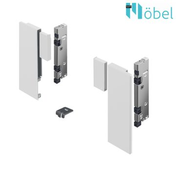   HETTICH 9257658 AVANTECH YOU Belső előlap rögzítő, egyedi anyaghoz, INLAY oldalfalhoz H-187 fehér  