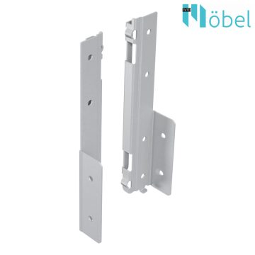   HETTICH 9257671 AVANTECH YOU Hátfal rögzítő H-187 ezüst  jobb