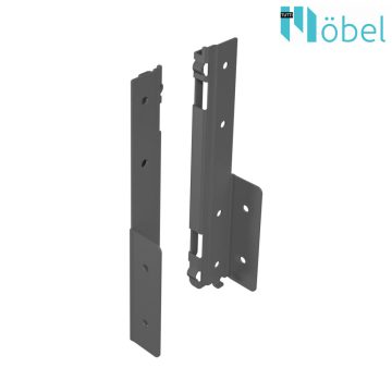   HETTICH 9257694 AVANTECH YOU Hátfal rögzítő H-187 antracit  bal