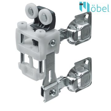 HETTICH 9276907 RUNNER WL DOUBLEHINGE SPRING DBS LH BLAC