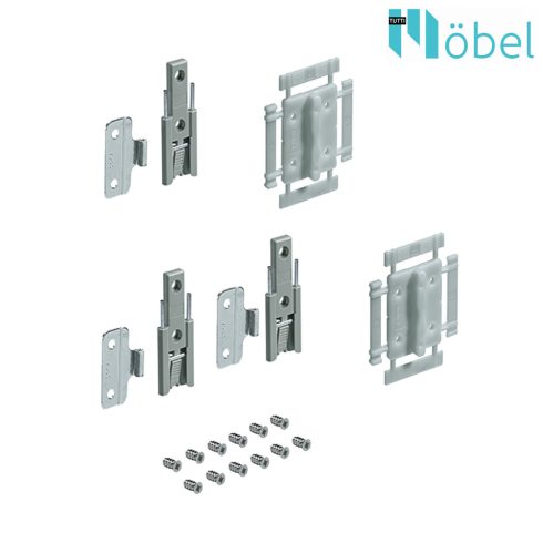 HETTICH 9277909 WLL Set MS, Schnellmontage, 3x, weiß