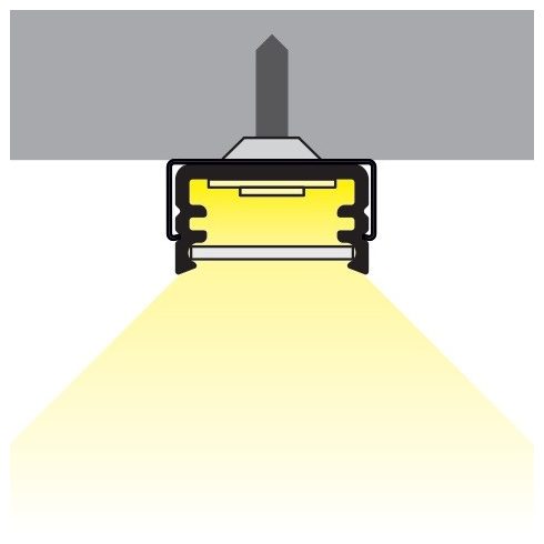 LED profil SLIM - alumínium