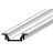 LED profil GROOVE - fekete
