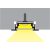 LED profil GROOVE - fekete