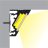LED profil CORNER - alumínium