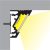 LED profil CORNER - alumínium