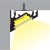 LED profil CORNER - alumínium