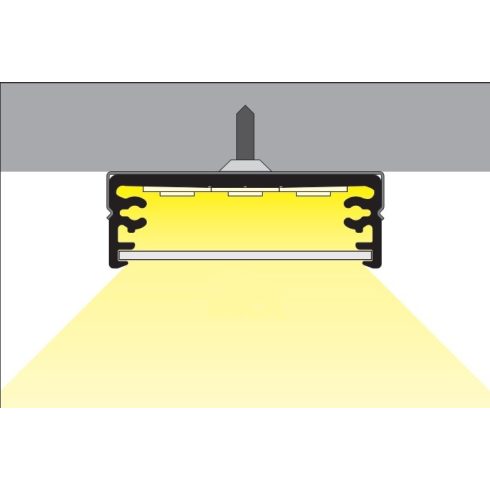 LED profil WIDE - alumínium