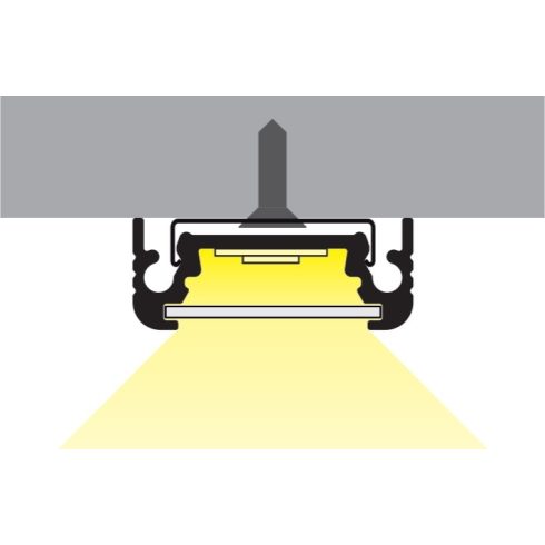 LED profil SURFACE - alumínium