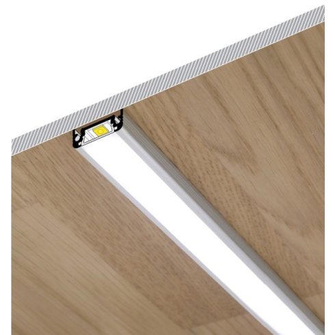 LED profil SURFACE - fekete