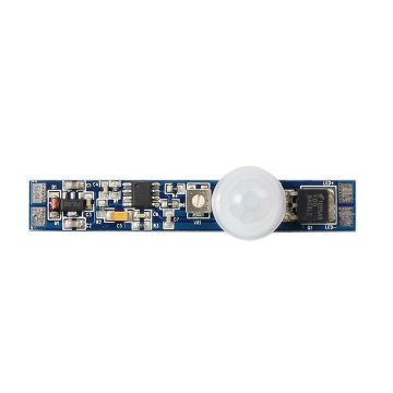   LED profilba építhető PIR mozgásérzékelős kapcsoló, állítható késleltetés 6-70 mp