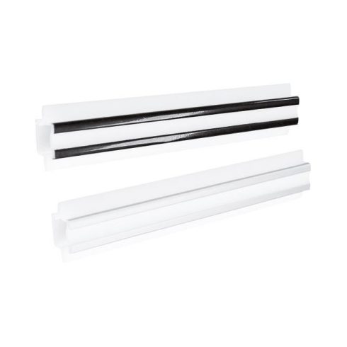 Műanyag LED profil, bemarós - 2 irányba