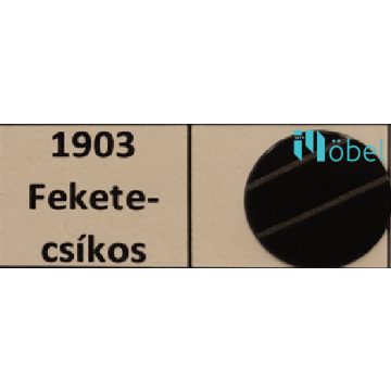   Csavartakaró sapka, fényes fekete csíkos (1903) - facsavarhoz