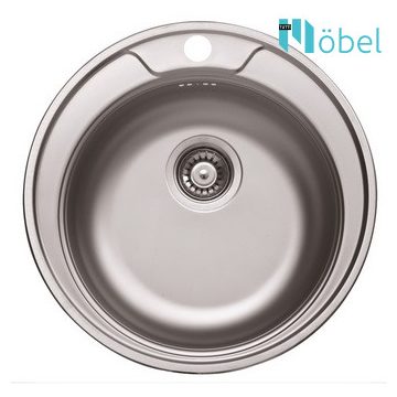   LIVINOX RONDO 145 rozsdamentes kör mosogató, 49 cm átm., 3 1/2", natúr