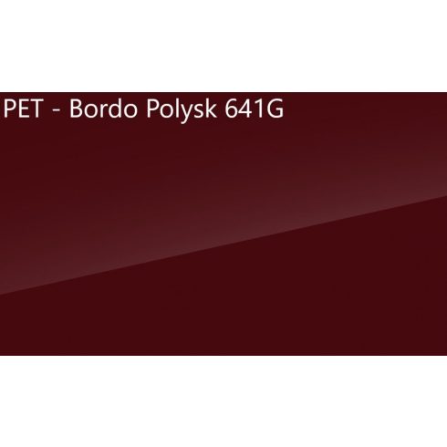 Fényes PET fólia - Bordo Polysk 641G