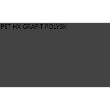 Fényes PET fólia - HX Grafit polysk 