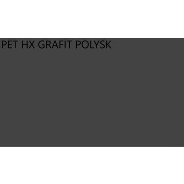 Fényes PET fólia - HX Grafit polysk 