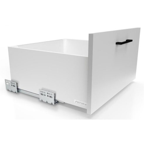 ATM FUTURA vékonyfalú, fékes, fiókvasalat, fehér H172x300