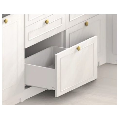 ATM FUTURA vékonyfalú, fékes, fiókvasalat, fehér H172x300