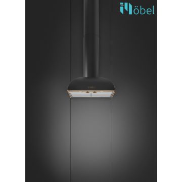   SMEG páraelszívó, fali, kürtős rusztikus, 60 cm, Colonial design, antracit/ bronz