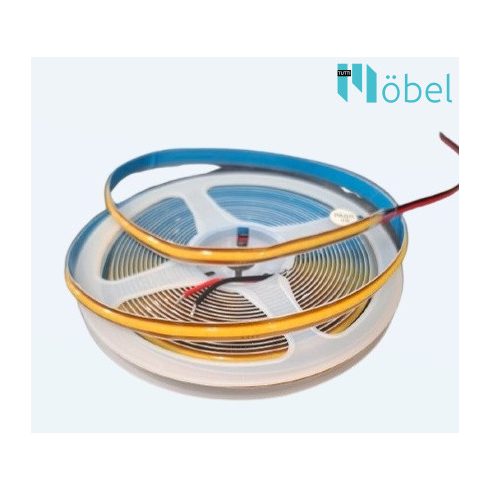 LED szalag (COB) - 528 LED/m, 13W, hideg fehér, 5m/tek, BÁRHOL VÁGHATÓ /m/