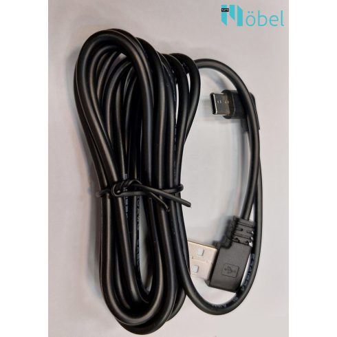 SM-715B ovális, bemarható USB csatlakozó, fekete, 1xUSB-A + 1xUSB-C