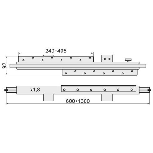 Széthúzható asztalvasalat 2