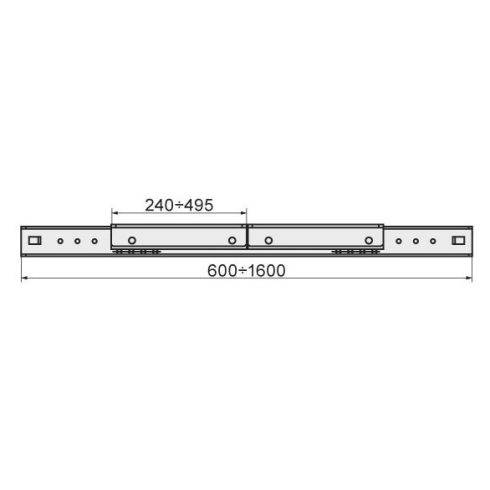 Egyszerű, széthúzható asztalvasalat