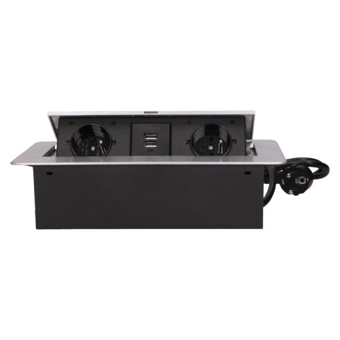Asztallapba építhető konnektor+ USB
