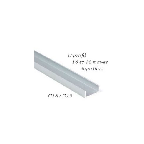 Profil C (18 mm) - alumínium