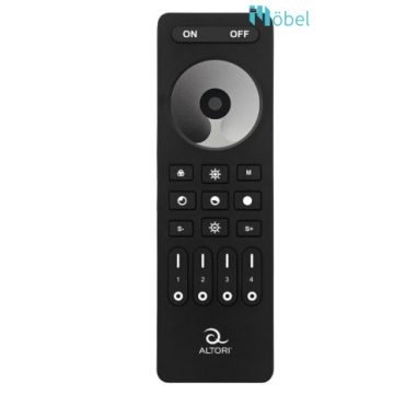   4 zónás, 2,4 GHz-es vezeték nélküli RF távirányító egyszínű LED-szalagokhoz