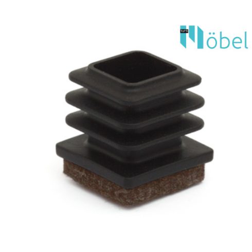 Székláb végdugó filccel, 15x15 mm