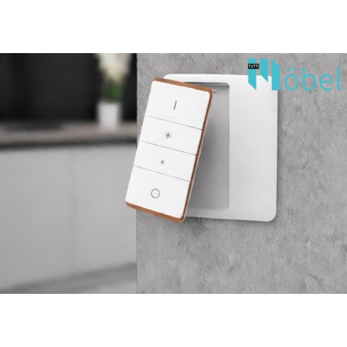 REJS távirányítós kapcsoló W16, 12V/72W, fehér, fali tartóval