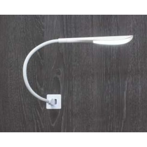 LILI Karos LED lámpa USB csatlakozóval, fehér, hideg fehér 