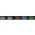 Üvegpolcvilágító LED 4-10 mm üveghez (360 mm) - hideg fehér