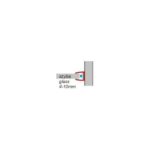 Üvegpolcvilágító LED 4-10 mm üveghez (560 mm) - hideg fehér